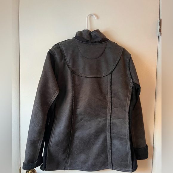 Kuhl Women's Charcoal Gray Projekt Dani Sherpa Jacket Size XL - Picture 4 of 4